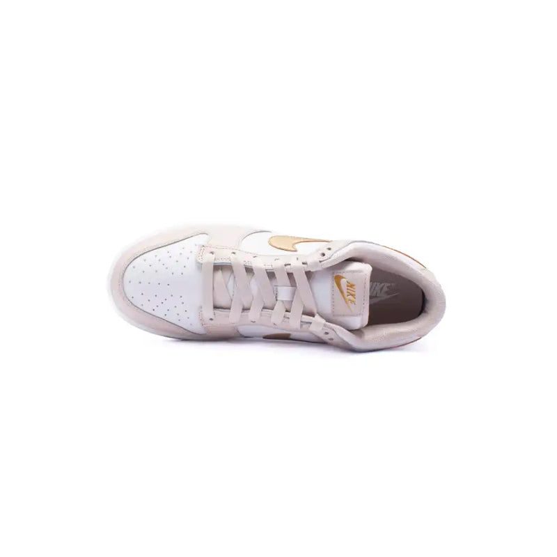 Nike Dunk Low Phantom Metallic Gold (Women's) (DX5930-001)