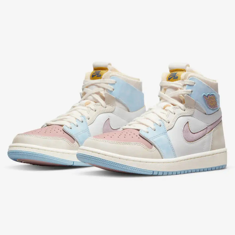 Jordan 1 High Zoom Air CMFT Pink Oxford (Women's) (DQ5092-651)