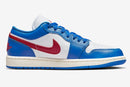 Jordan 1 Low Sport Blue Gym Red (DC0774-416)