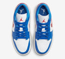 Jordan 1 Low Sport Blue Gym Red (DC0774-416)