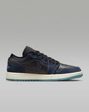 Jordan 1 Low SE Black Dark Obsidian Snakeskin  (FJ5478-010)