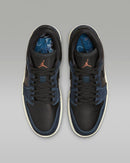 Jordan 1 Low SE Black Dark Obsidian Snakeskin  (FJ5478-010)