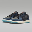 Jordan 1 Low SE Black Dark Obsidian Snakeskin  (FJ5478-010)
