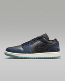Jordan 1 Low SE Black Dark Obsidian Snakeskin  (FJ5478-010)
