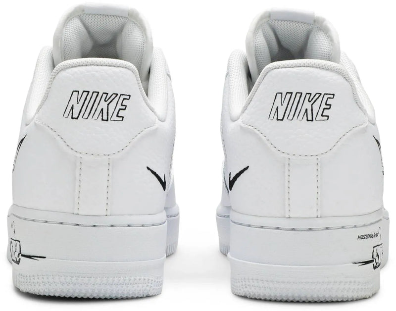 Nike Air Force 1 Low Sketch White Black (CW7581-101)