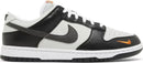 Nike Dunk Low Black Total Orange Mini Swoosh (FN7808-001)