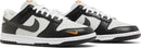 Nike Dunk Low Black Total Orange Mini Swoosh (FN7808-001)